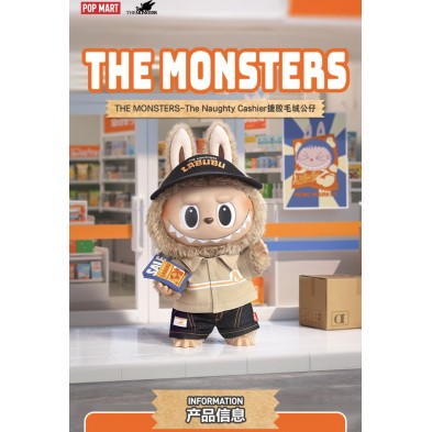 Labubu The Naughty Cashier 搪膠公仔